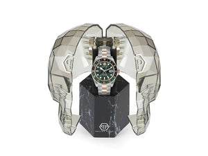 Philipp Plein GMT-I Challenger Quartz Watch, Green, 44 mm, PWYBA0623