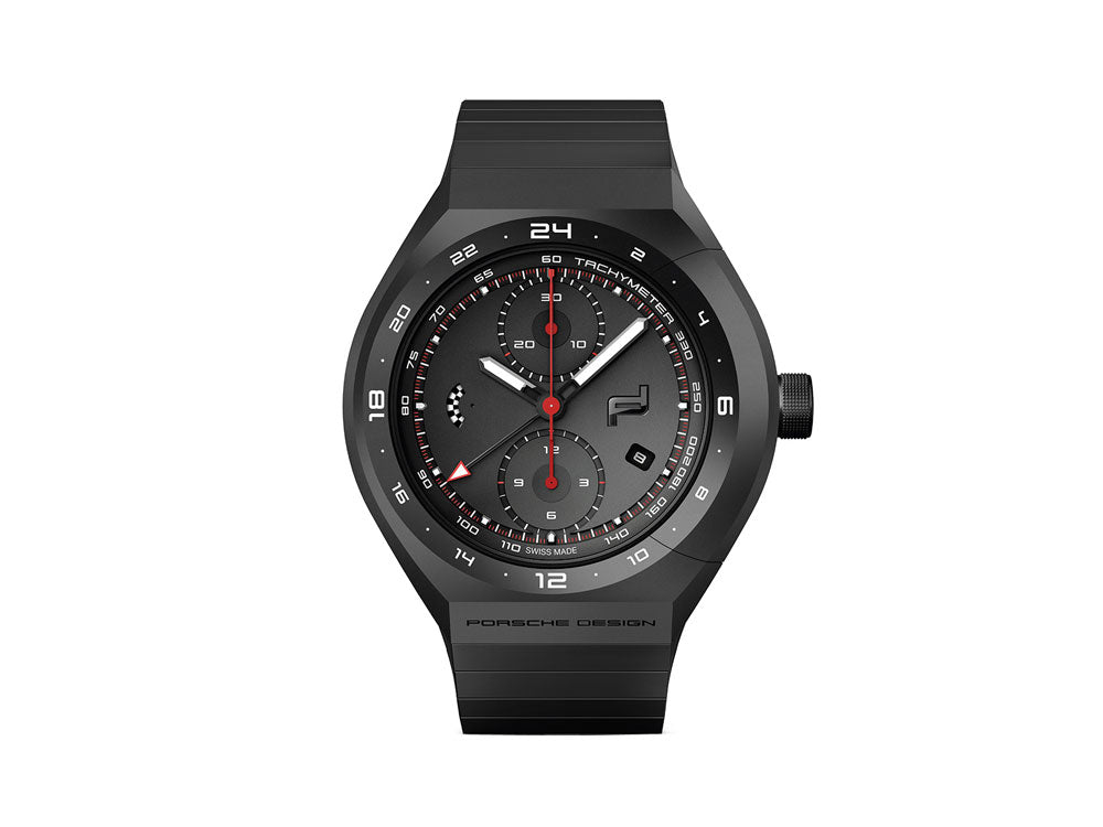 Porsche Design Monobloc Actuator 24h Chrono Automatic Watch, Titanium, Black