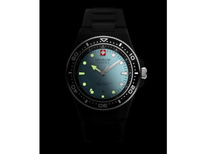 Swiss Military Hanowa Aqua Ocean Pioneer Quartz Watch, Turquoise, SMWGN0001186