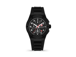 Swiss Military Hanowa Land Sonoran Chrono Quartz Watch, PVD, Black, SMWGO2102030