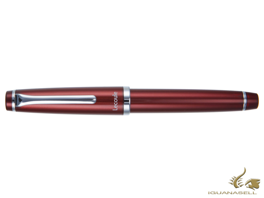 Sailor Lecoule Power Stone Color Fountain Pen, Acrylic Resin, Maroon