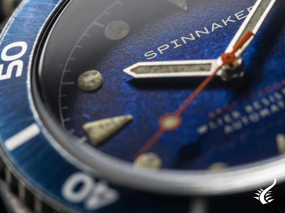 Spinnaker Wreck Automatic Watch, Blue, 44 mm, 20 atm, SP-5089-02