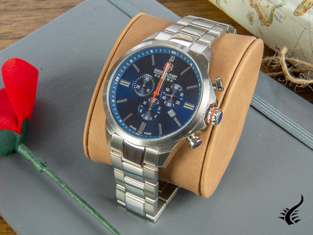 - Land AU Iguana Military Classic 6-533 Swiss Blue, Hanowa Chrono Quartz Watch, Sell II
