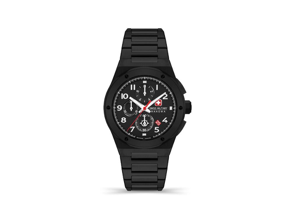 Swiss Military Hanowa Land Sonoran Chrono Quartz Watch, Black, SMWGI21 -  Iguana Sell AU | Schweizer Uhren