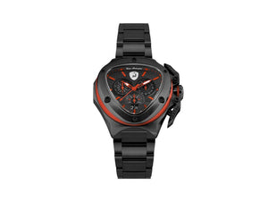 Tonino Lamborghini Spyder X Red Quartz Watch, PVD, 53 mm, Chrono, T9XA-B
