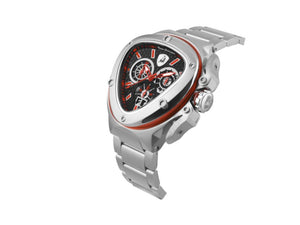 Tonino Lamborghini Spyder X Red SS Quartz Watch, 53 mm, Chrono, T9XA-SS-B