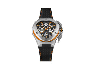 Tonino Lamborghini Spyder X Orange SS Quartz Watch, 53 mm, Chronograph, T9XB-SS