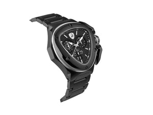 Tonino Lamborghini Spyder  White Quartz Watch, PVD, 53 mm, Chrono, T9XD-B