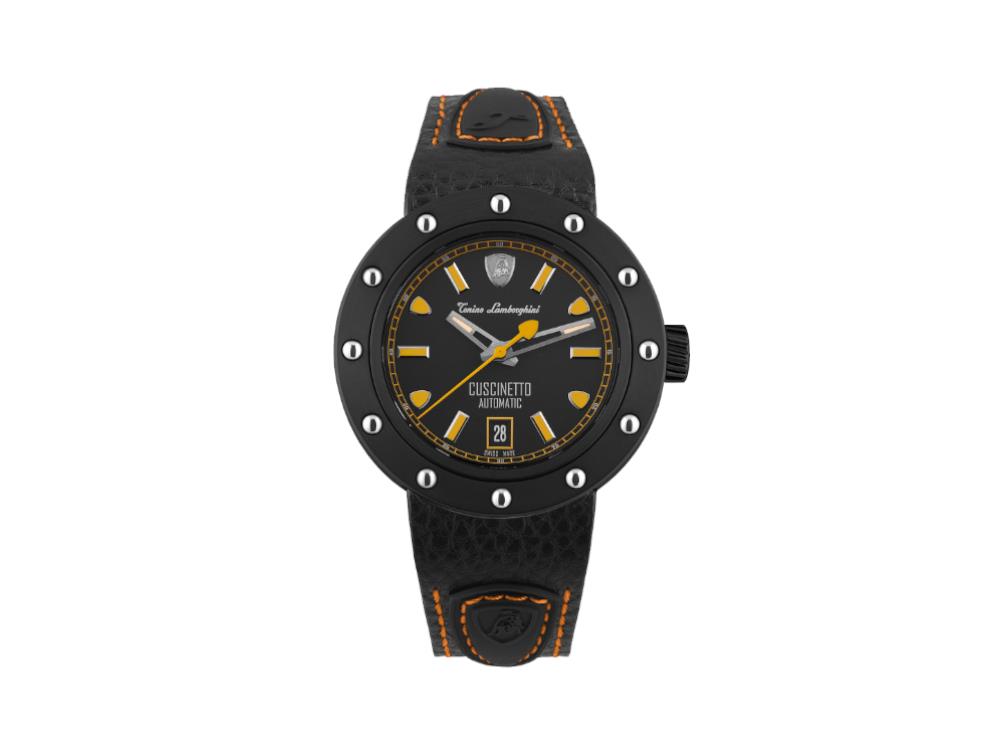 Tonino Lamborghini Cuscinetto Orange Automatic Watch, Titanium, 42 mm, TLF-T01-3