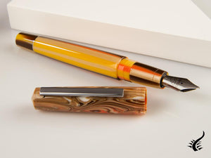 Tibaldi Infrangibile Ginger Beige Fountain Pen, Orange, INFR-371-FP