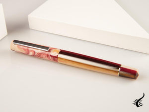 Tibaldi Infrangibile Russet Red Fountain Pen, Resin, Pink, INFR-359-FP