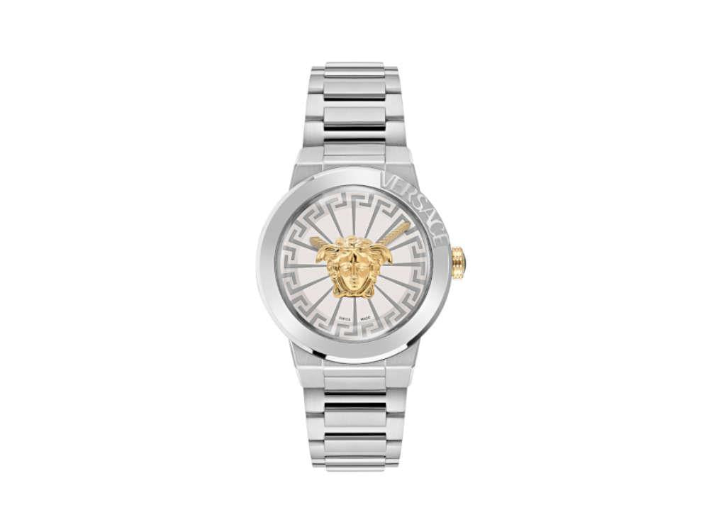 Versace Medusa Infinite Quartz Watch, White, 38 mm, Sapphire Crystal, VE3F00322