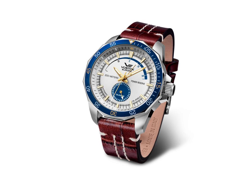 Vostok Europe Rocket N-1 Automatic Watch, White, 46 mm, NE57-225A562-L-BR