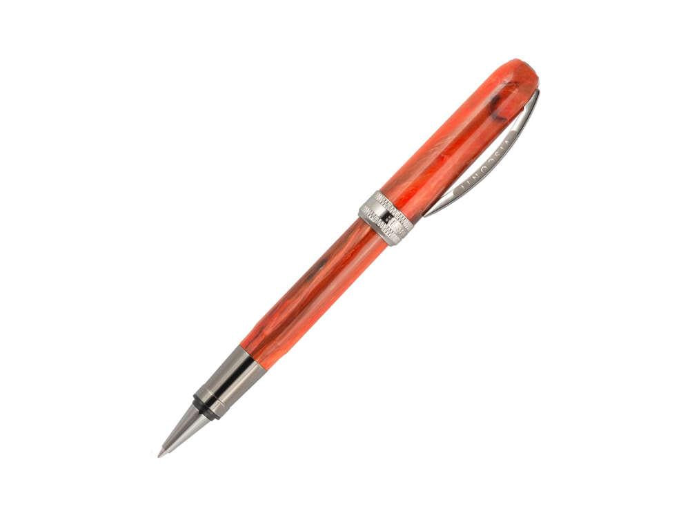 Visconti Rembrandt-S Orange Rollerball pen, Acrylic, Ruthenium trim, KP10-28-RB