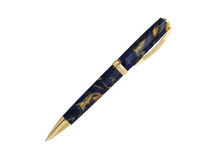 Visconti Medici Golden Blue Ballpoint pen, Blue, gold plated,  KP17-05-BP