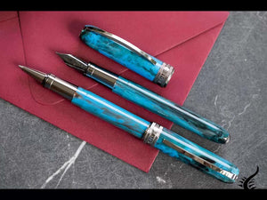 Visconti Rembrandt-S Blue Rollerball pen, Resin, Ruthenium trim, KP10-26-RB