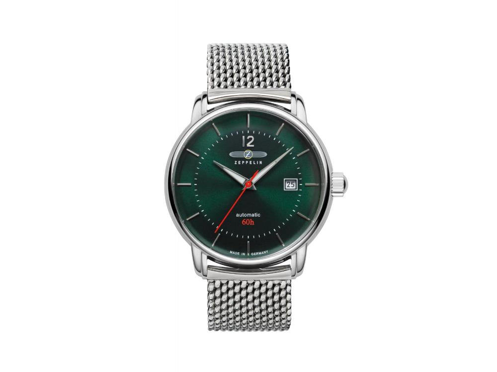 Zeppelin LZ 120 Bodensee Automatic Watch, Green, 40cm, 8160M-4